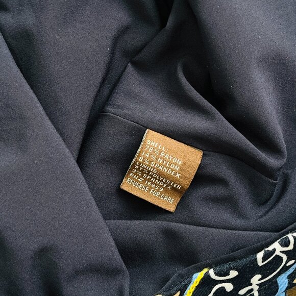 J McLaughlin Embroidered Paisley Catalina Cloth Sheath Dress Womens Size M - Picture 6 of 9